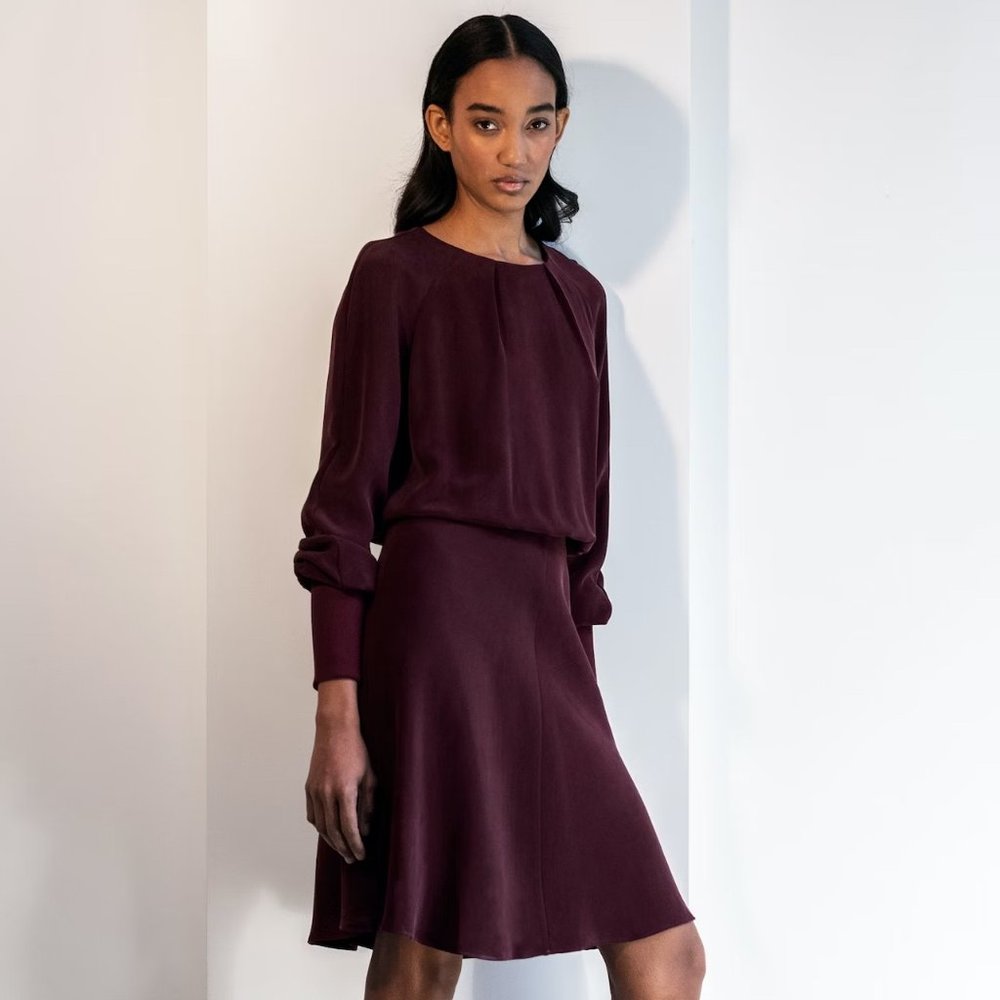 💙 HOST PICK 💙 NWT Patrick Cupid SILK RAGTIME DRESS